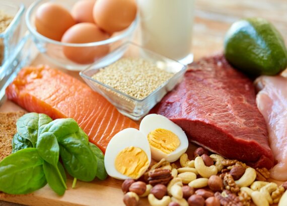 natural protein food on table